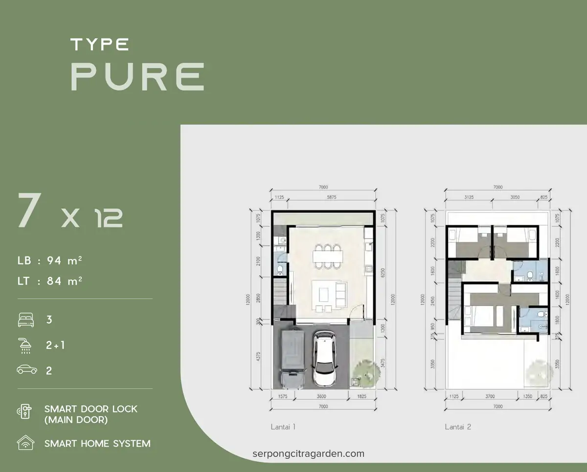 Floor plan for PURE